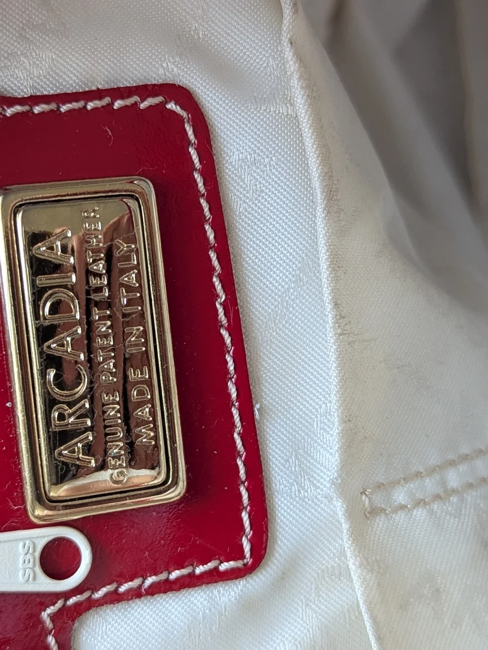 Arcadia Red Patent Leather Purse